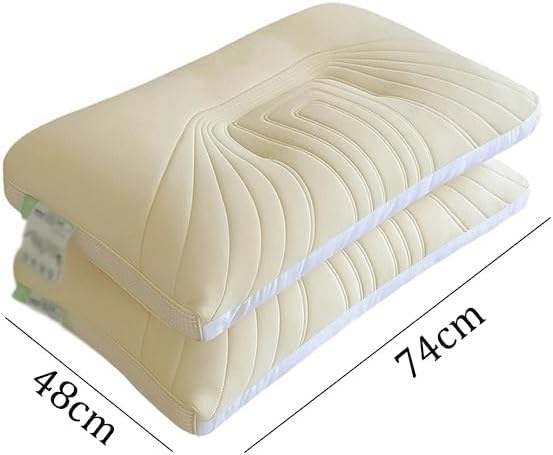 Soft Skin Friendly Adult Neck Protection Polyester Fiber Pair Pillows