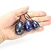 [GTC Certificated] SanSiDo Yoni Egg Jade Egg 3Pcs Amethyst Massage Stones for Women to Strengthen Pelvic Floor Muscles & Counter Stress Adult Urinary Incontinence (Natural Lapis Lazuli)