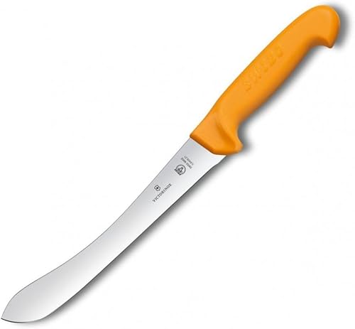 Victorinox, Coltello da cucina per scuoiare swibo, lama normal da 8.3 in, manco en nailon, Giallo
