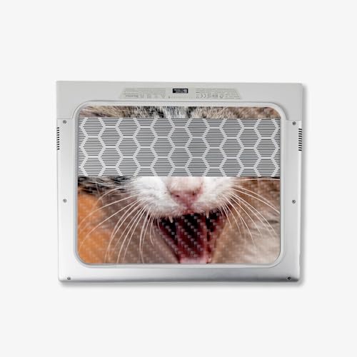 Image of MightySkins Carbon Fiber Skin Compatible with Alienware X14 R2 (2023) Full Wrap Kit - LOL Cat | Protective, Durable Textured Carbon Fiber Finish | Easy to Apply & Change Styles | Made in The USA