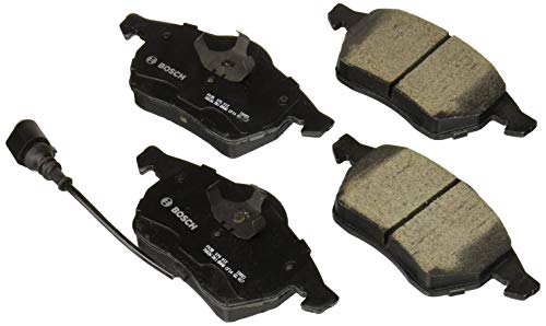 BOSCH BC687A QuietCast Premium Ceramic Disc Brake Pad Set - Compatible with Select Audi 100 Quattro, A4 Quattro, A6, A6 Quattro, A8, A8 Quattro, TT, TT Quattro; Volkswagen Beetle, Golf, Jetta; FRONT