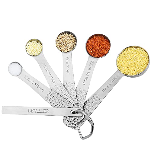 Smithcraft Measuring Cups And Spoons Set, 10 Piece Measuring Cup Set, 18/8 Stainless Steel Measuring Cups Spoons & Leveler, Baking Measure Cups, Kitchen Measurement Cups, Kitchen Gadgets For Cooking #TOP6
