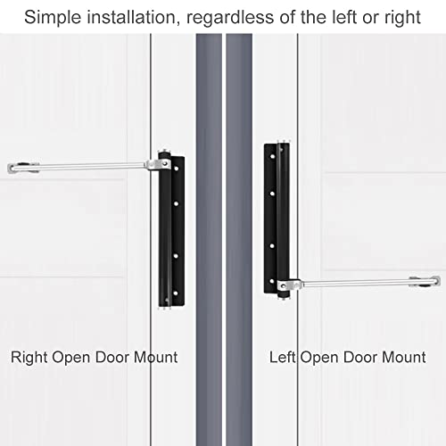 Hojlkld Automatic Door Closer Stainless Steel Safety Spring Door Closers Adjustable For Residential/Commercial Use #TOP3
