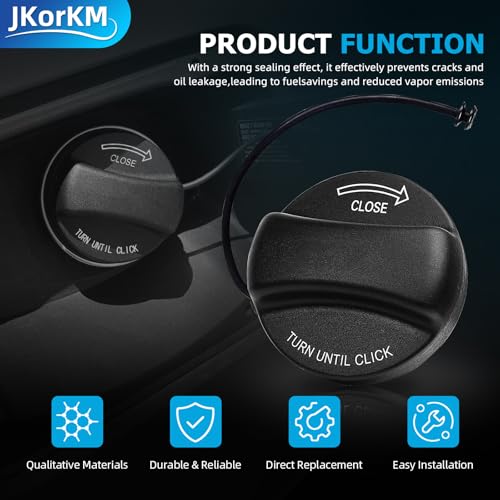 Image of 16117222391 Gas Cap, Fuel Tank Filler Cap Compatible With BMW 128i 320i 325i 328i 328xi 330i 330xi 335i 525i 528i 530i 535i 550i 650i 750i 760i X1 X3 X5 Z4 M3 M4 Mini Cooper OEM 10844 31848