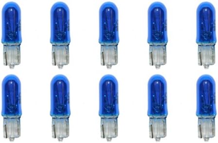 CEC Industries #73B (Blue) Bulbs, 14 V, 1.12 W, W2.1x4.9d Base, T-1.75 Shape (Box of 10)