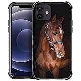 TAMEFOX Compatible with iPhone 11 Case,Horse Anti-Slip Anti-Shock 4-Corners Bumper Soft TPU Cover Phone Protective case for iPhone 11 6.1-in