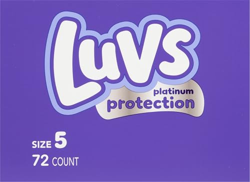 Luvs, Diapers Platinum Protection Size 5, 72 Count