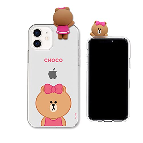 LINE FRIENDS iPhone 12 mini ケース  BASIC CHOCO KCE-CSG366