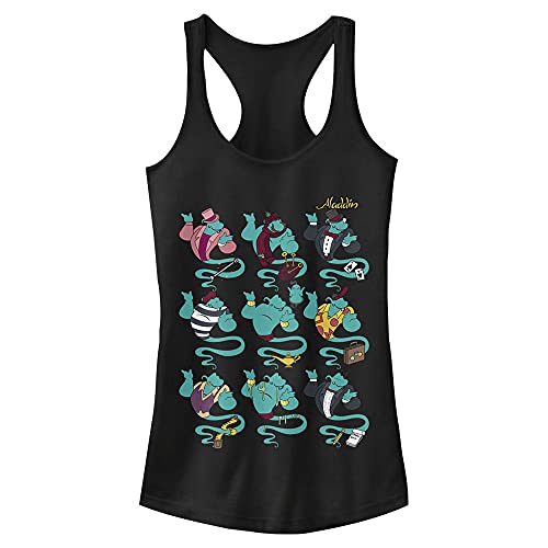 Camiseta para Mujer Disney de Genio con Manga Corta y Cuello Redondo de Algodón Fresco