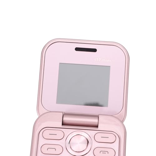 Teléfono celular con tapa de teclas grandes para personas mayores con botón de linterna y cordón 6