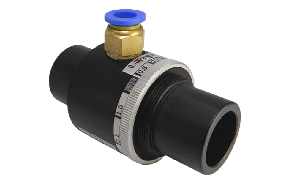 1pc new Double-headed Pneumatic Conveyor Air Amplifier Pneumatic Conveyor Aluminum Alloy (Double 60 plastic)