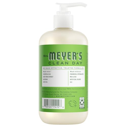 Image of Mrs. MEYER'S CLEAN DAY Fresh Cut Grass 3 Pack Variety, Liquid Hand Soap 12.5 OZ, Liquid Dish Soap 16 OZ, Multi-Surface Cleaner 16 OZ, 1 CT
