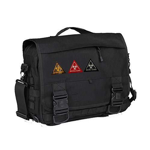 Confezione da 2 toppe biohazard Glow Dark Zombie