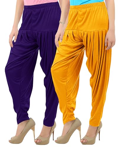 Image of Buy That Trendz Patiala Salwar for Women Relaxed Fit Viscose Patiyala Salwar Harem Bottom Pants
