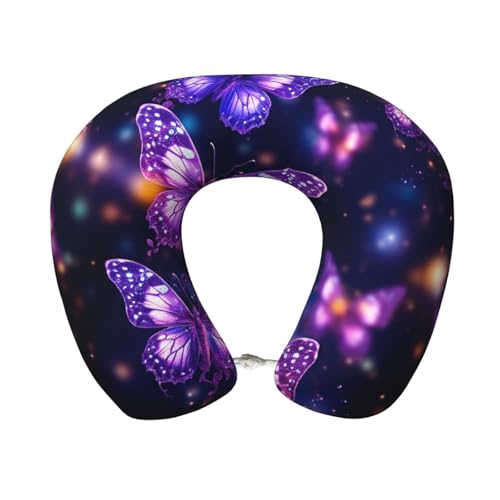 Almohada de espuma viscoelástica para viaje tamaño mediano miniatura 1