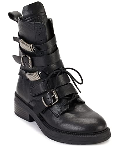 DKNY Women's Ita Strappy Combat Boot