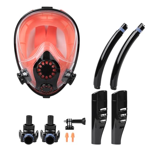 Cara de Buceo de Silicona Premium con Tubo antiebla y de respiración: Duradera, cómoda y versátil para bucear y bucear