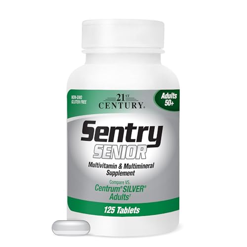 21st Century Sentry Senior Tablets 125-Count (22390)