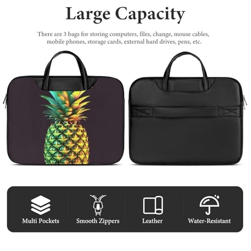 Bolsa para portátil 15.6 pulgadas impermeable de cuero miniatura 5