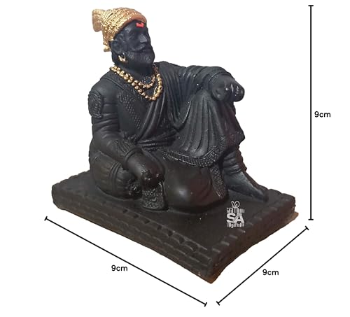 Image of Stone Chhatrapati Shivaji Maharaj Statue, Standard, Brown