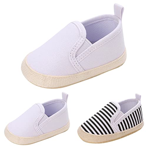 Baby Shoes Boys Girls Baby Toddler Shoes Casual Shoes Lightweight Flat Sole Stripes Toddler Boys & Kids4