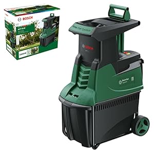 Bosch fluisterhakselaar AXT 25 D (2500 W; geschikt voor taai hout en doornstruiken; geïntegreerde opvangbak 53 l; in kartonnen doos)