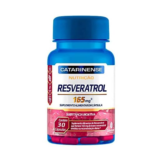 CATARINENSE NUTRIÇÃO RESVERATROL 165 MG 30 CPS, Cor: Multicolorido
