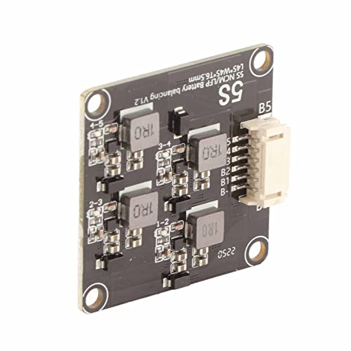 Módulo Ecualizador Activo para Baterías de Litio, Tablero de Transferencia de Energía Inductiva 2,0 V–4,5 V, 1,2 A, Equilibrador de Baja Consumo con Indicador para Paquetes de Baterías Li-ion y LiFePO4 (5S) miniatura 4