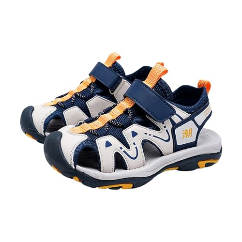 IWIHMIV Kids Sandals Boys Girls Summer Outdoor Non Slip Athletic Sandals Closed Toe Sport Lightweight Beach Shoes2