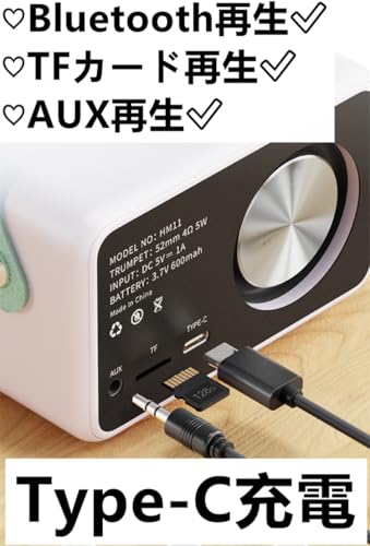 ライフパッション可愛いレトロBluetoothスピーカーつまみ型ボリューム無段階調節ポータブルスピーカーブルートゥーススピーカーステレオーワイヤレススピーカーオレンジ, S1 pro