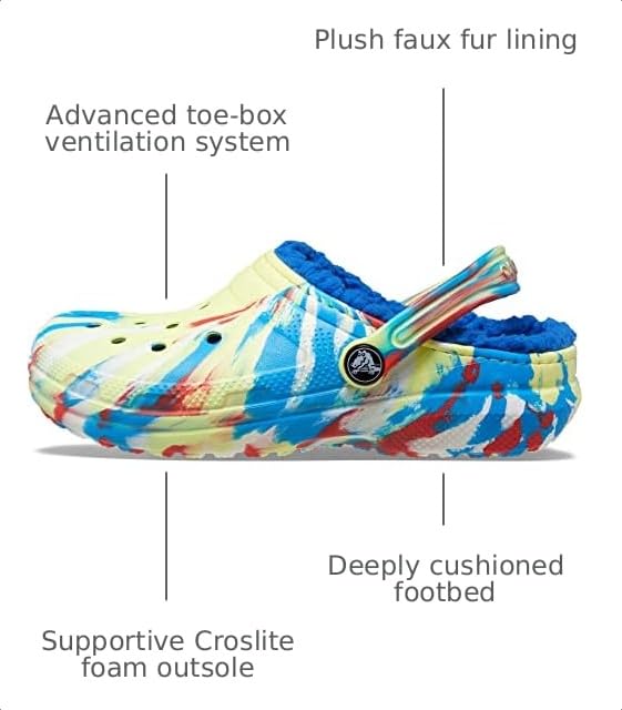 Image of Crocs Kids' Classic Lined Clog