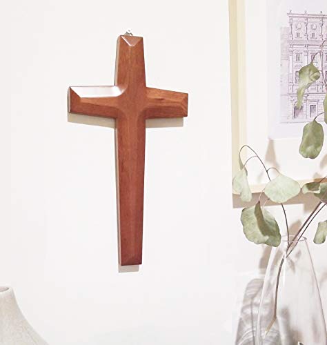 WAYMAKER Holy Wall Cross - Wooden Cross 13.25 Modern Home Decor - Handmade Premium Quality - Perfect Christian Gift - Medium