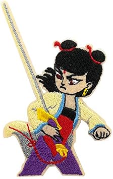 Chinese New Year Gifts, Nezha Ne zha The Ancient Chinese Legend Feng Shui Embroidered Iron on sew on Patch