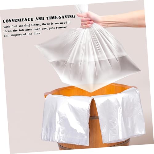 160 piezas bolsas para spa de pies resistentes para bañera miniatura 3
