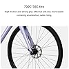 KIBONCY 26inch Road Bike, 24 Speed Racing Adult Bike With Hydraulic Disc Brake, Urban Adult Bicycle for Men and Women black-S #4