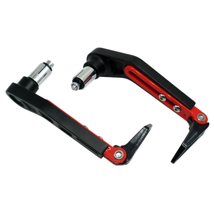 Leviers de frein moto 22mm alu avec protection guidon et poignée embrayage