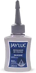 Reparador De Pontas Com Silicone Jay Luc 30Ml Restaurador De Pontas Duplas Ressecadas Espigadas E Cabelos Ressecados Cinza Maciez E Vitalidade 12 Óleos Nutri-Funcionais
