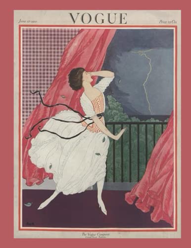 Notebook - Lined - 8.5x11 in - 120 pgs - Vintage Vogue Cover: Notebook, Journal, Diary, Composition Book, Planner | Vintage Vogue Cover