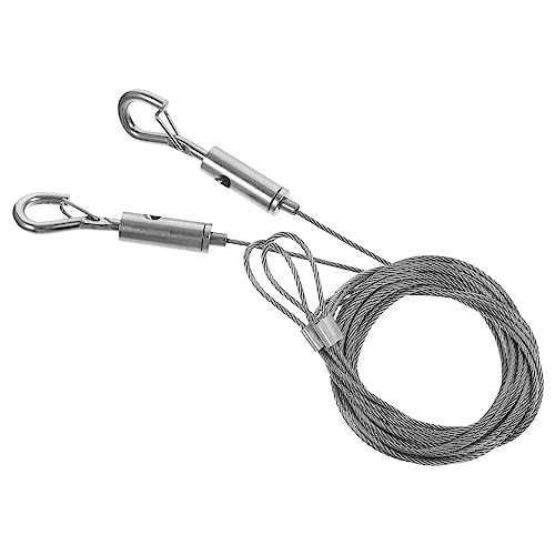 iplusmile 2 piezas Cuerda de Colgar Fotos Inoxidable Resistente y de Instalar para Marcos de Fotos Pesados y Decoraciones de Pared