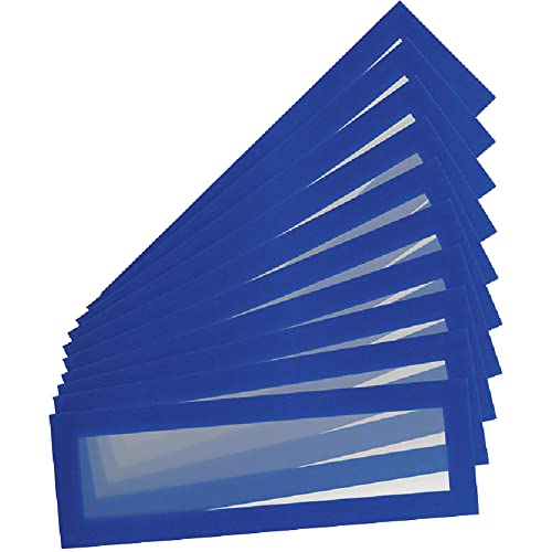 Cadre magnétique porte-titre bleu 55x210 mm Magneto PRO Tarifold Es 10 pcs