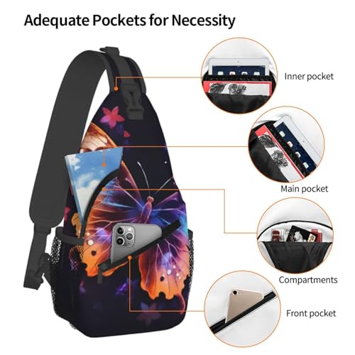 Bolso cruzado tipo bandolera negro para senderismo miniatura 4