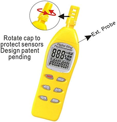 Portable Humidity Temperature Hygro-Thermometer Tester AZ8716