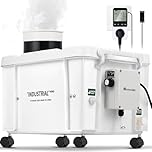 Mxmoonant nebulizzatore a ultrasuoni, umidificatore fai-da-te di grado industriale da 10L/H, volume regolabile, alimentazione automatica dell'acqua, con interruttore di umidità per officina, serra, az