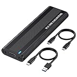 Chenyang Adaptateur M.2 vers USB,NVME M key M.2 NGFF SATA SSD vers USB 3.0 Type A ＆ Type C combinés boîtier PCBA 2280/2230/2242mm adaptateur