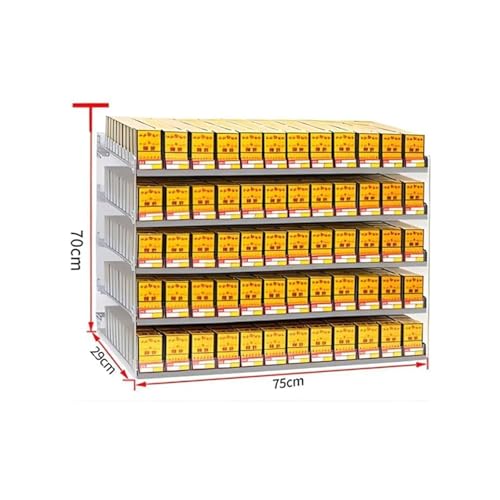 Présentoir à cigarettes de supermarché transparent avec pousse-cigarette automatique - 4