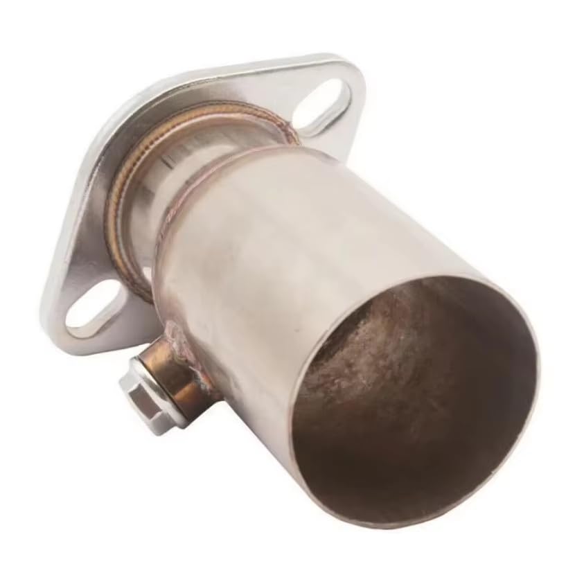 Tubo In Acciaio Inox Da 3" A Flangia Riduttrice Da 2,5" A 2 Bulloni Senza Tappo O2, Parti Di Scarico Per Downpipe, 1 Pezzo Tubo Di Scarico Auto