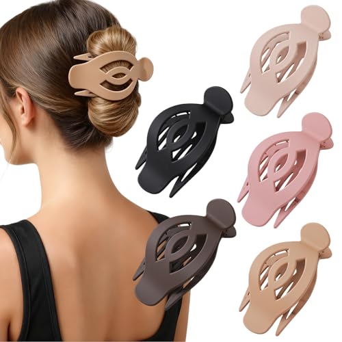 Pince à cheveux robuste et élégante de 13cm pour une fixation longue durée