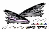 Morimoto XRGB Evo LED Headlights for 2009-2021 Nissan 370Z, Plug and Play Color...