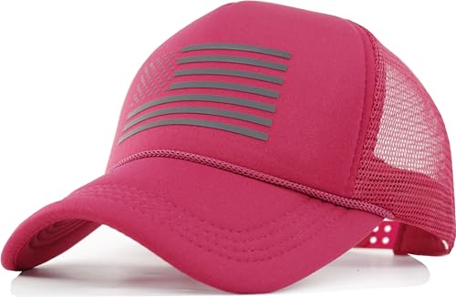 Image of 250th Anniversary American Flag Hats for Men Women, Snapback US Patriotic Trucker Hat Veterans Memorial Day Gifts