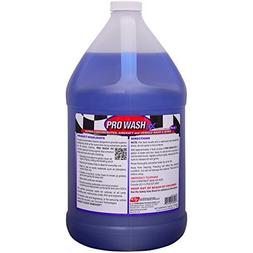 Corrosion Technologies Pro Wash RX 29504 (1 gallon) – Wash and Shine Vehicle Shampoo | Enhances Shine | Eliminates Streaks | pH Neutral for Everyday Use | Breaks up Grease, Grime and Lifts Away Dirt